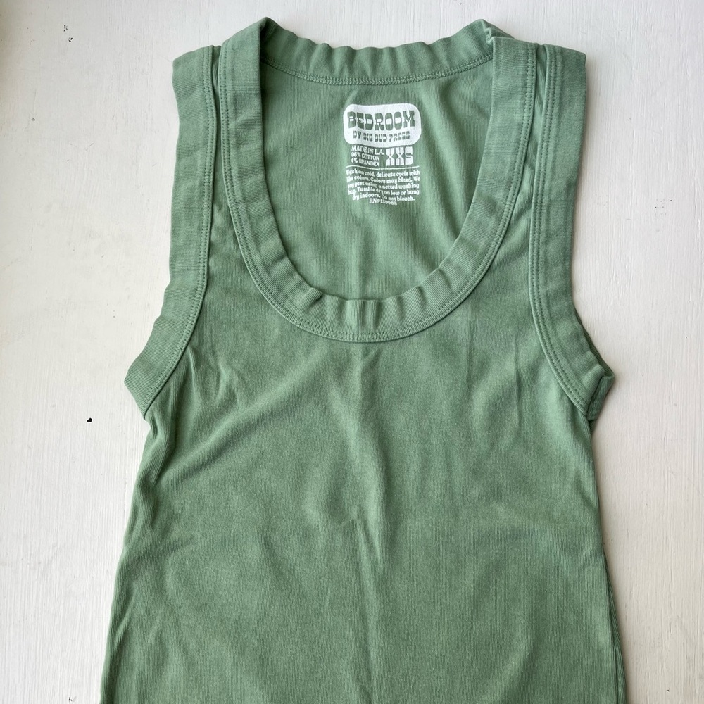 Big Bud Press The Tank Top in Sage Green size XXS